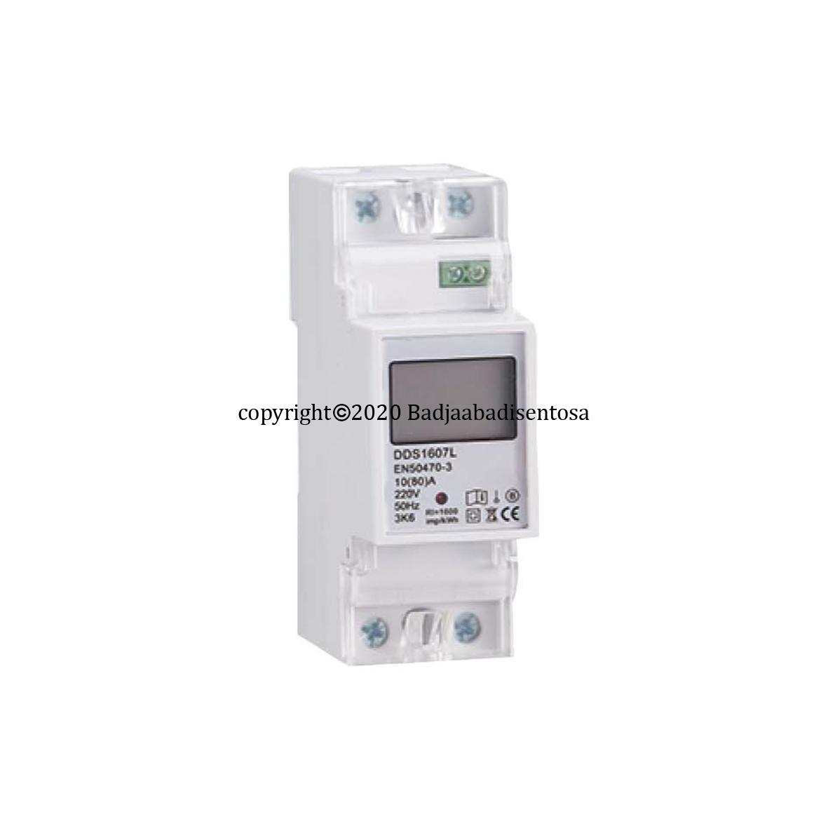 Flotech - Flow Meter - Electronic Din Rail - 1 Phase LCD Display